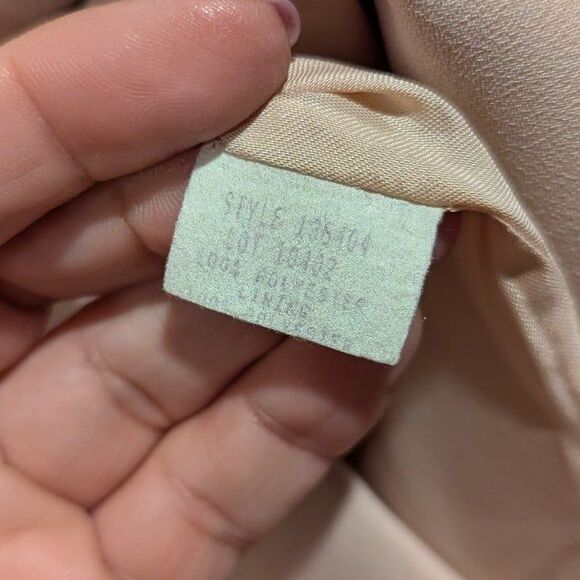 Vintage Nah Nah Collection Size 18W Cream Blazer with Fun Chunky Buttons - Picture 5 of 6